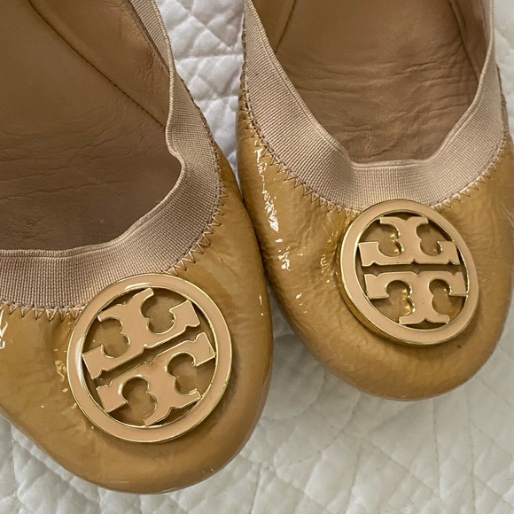 Tory Burch Caroline Elastic Ballerina Flats Shoes size 8 - Picture 12 of 12